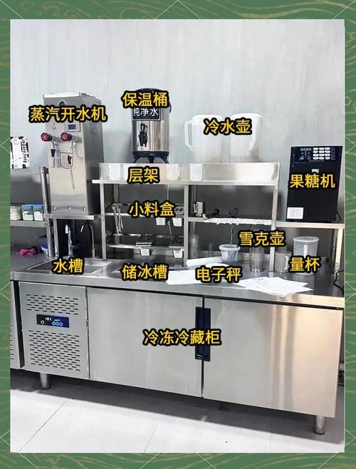开奶茶店需要什么设备多少钱